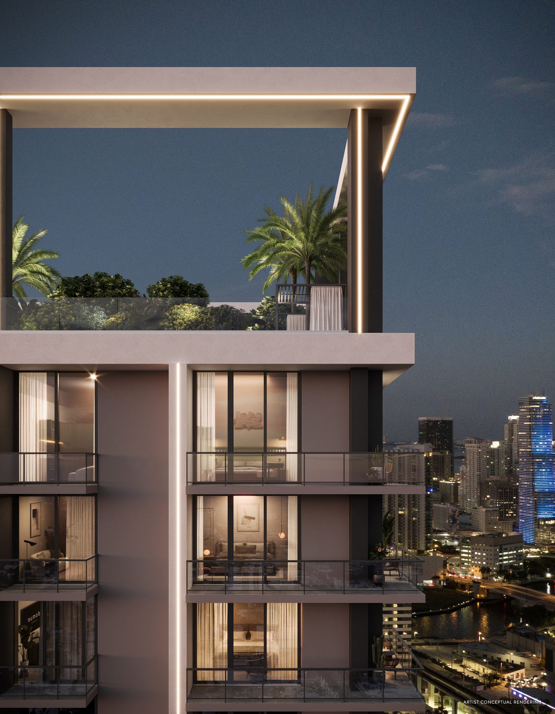 Fachada Domus Brickell Center