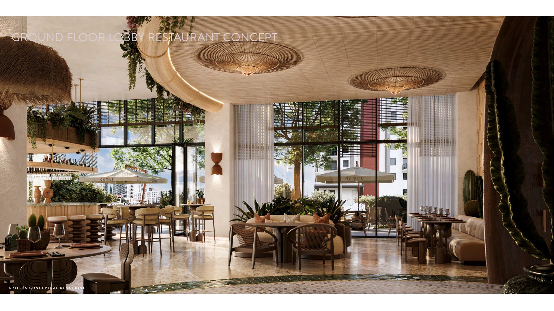 Lobby lounge do Domus Brickell Center